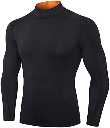 Машки кошули за компресија со долги ракави за атлетски тренинзи врвови за салата за теретани активни спортски базели