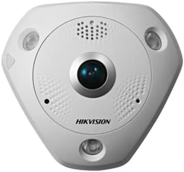 HikVision DS-2CD63C5G0-IS 12MP мрежа Fisheye Панорамска камера со купола со леќи од 1,29 мм