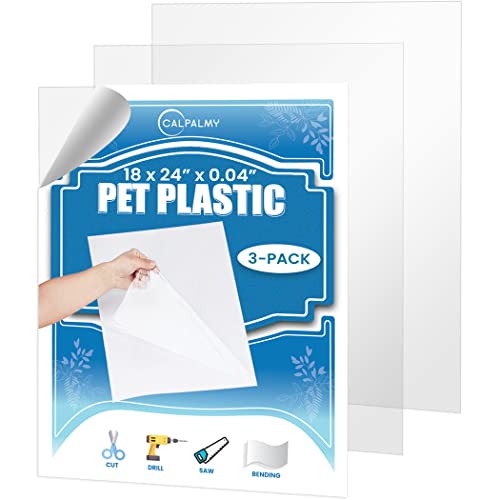 3 пакувања со листови за миленичиња - 18 x 24 x 0.04 Плексиглас - квалитетна лесна и распрскувана стакло алтернатива совршена за чувари