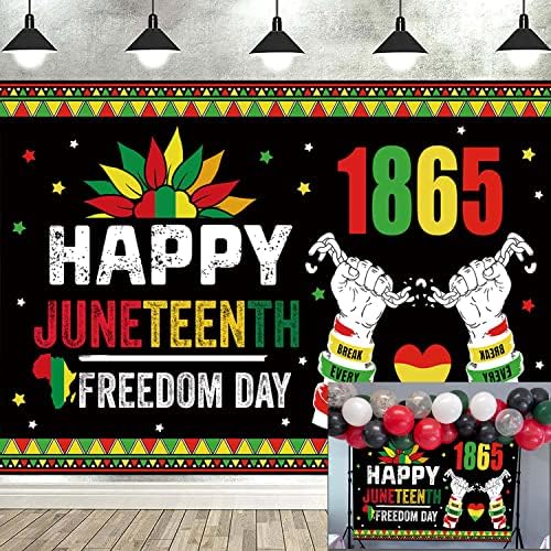 Среќна Јунитинејџерска Позадина 7х5фт 19 јуни 1865 Година Фотографија За Независност Позадина Црно Ослободување Ден На Слободата