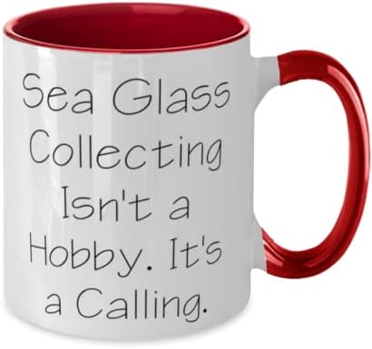 Брилијантно Морско Стакло Собирање Подароци, Собирање Морско Стакло Не е Хоби. Тоа, Фенси Роденден Двобоен 11оз Кригла Подароци За Пријатели,