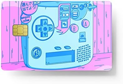 HK Studio картичка налепница за кожа Kawaii Console за EBT, транспорт, клуч, кредит, кожа на дебитна картичка - Заштита и персонализирање на банкарска