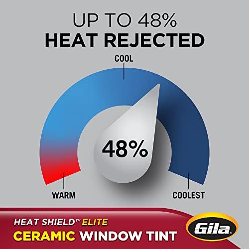 Gila® Топлотен Штит elite q 20% VLT Автомобилски Керамички Прозорец Нијанса DIY Напредна Контрола На Топлина Отсјај Контрола 2ft