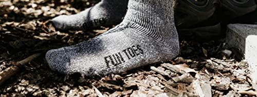 Забавни прсти машки 80% чорапи од волна глужд 6 пара силна лак поддршка Зимско ублажено дно идеално за пешачење