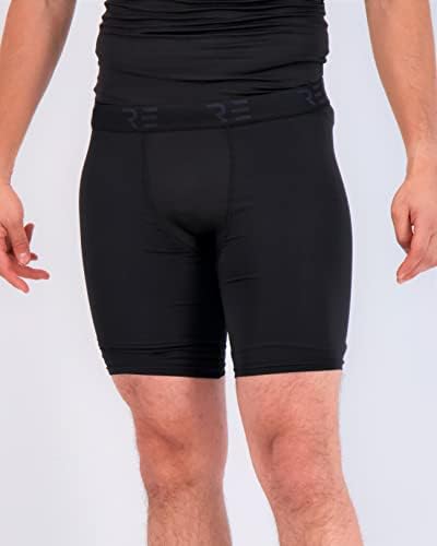5 пакет: Шорцеви за компресија за мажи - Активна долна облека за брза изведба