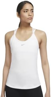 Nikeенски женски Dri-Fit One Luxe Slim Fit Strappy Top Sime Small