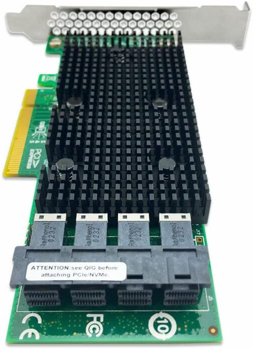 Sxtaigood 9400-16i SATA/SAS HBA IT MODE CONTROLLER картичка 12 Gbps PCIE 16 Поддршка за порта NVME HDD