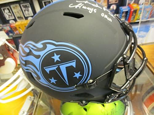 АЈ Браун Тенеси Титаните Потпишаа Целосна Големина Затемнување Реплика Шлем ЈСА Коа-Автограм Нфл Шлемови
