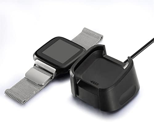XJIM USB Полнење Приклучок Држач Полнач Станица Лулка За Fitbit Верса Паметен Часовник