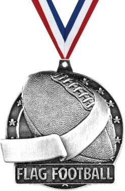 Знаме Фудбалски Медали-2 Сребрена Фудбалска Награда Медали