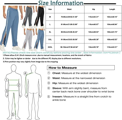 Менс џемпери 2023 плус големина смешни странични панталони панталони класични лабави фитинг -обични панталони на отворено основни пакувања