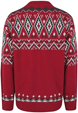 Есен џемпери за жени 2022 Смешна Божиќна празнична забава плетена пулвер, исмејувајте го вратот, приклучен џемпер, скокач на џемпер, врвови