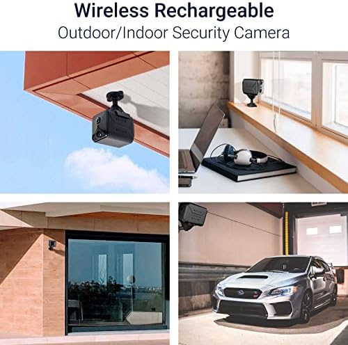 Аристос домашна безжична безбедносна камера на отворено, 1080 HD батерии за домашна безбедност со WiFi, откривање на движење, двонасочен разговор, ноќно гледање, беспла?