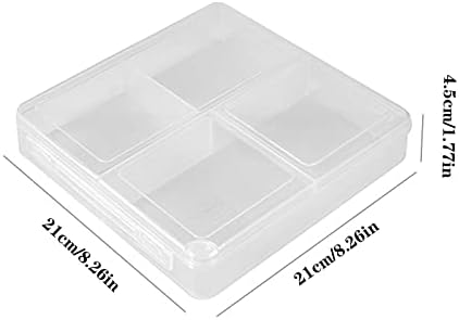 Dbylxmn Свежо Кутија За Чување Месо Три Поделени Кутија Храна Фрижидер Кутија За Складирање Кромид Лук Свежа Кутија За Чување Кујна Подготовка