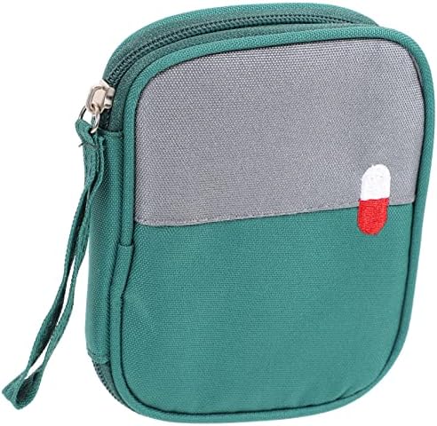 Zerodeko 2 парчиња преносна медицина торба Организатор за патувања торби со патент за складирање торби за кампување за домаќинства за