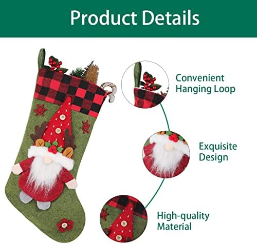 Jaoswish Божиќни чорапи 3 пакувања