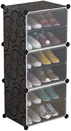Решетката за чевли Doitool, преносен орган за складирање на чевли Едноставен модуларен кабинет за заштеда на чевли за чевли за чевли