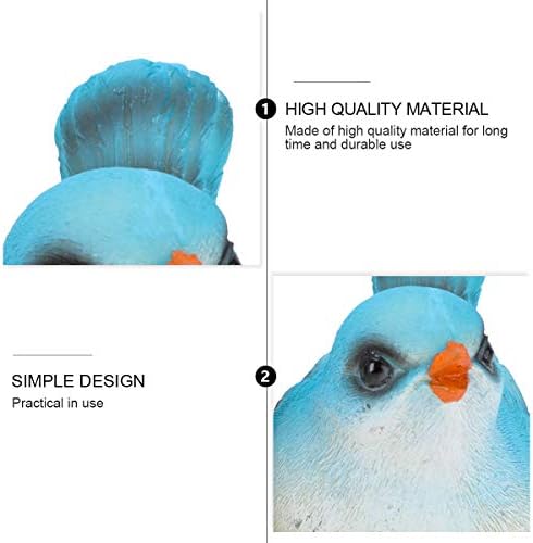 Кабилок Исклучителни 4 парчиња Божиќни Орнаменти За Птици Детска Симулација На Играчки За Птици Занаети Од Смола