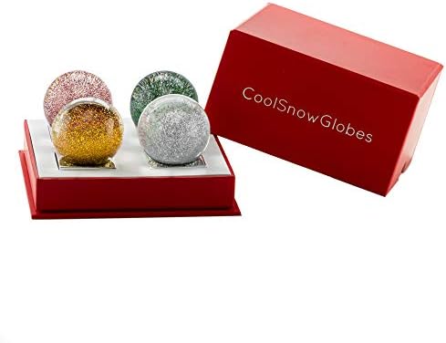CoolsNowGlobes мини Божиќни накит сет од четири