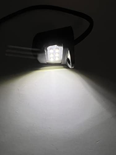 Quty 2 Тешки 2 x1.65 Површина-Монтирање 6 LED Лиценца Плоча Светла [Точка/SAE Сертифициран] [IP67 Водоотпорен Номинална] [Ултра-Издржливи]