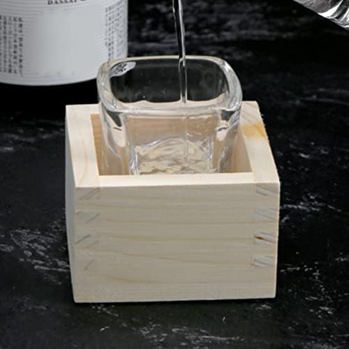 Зеродеко дрвени чаши јапонски саке кутија кутија кипарис саки чаша дрвена масу чаша кутија масу саке чаши контејнер недовршени