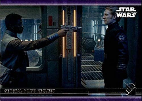 2020 Топс Војна На Ѕвездите Подемот На Скајвокер Серија 2 Виолетова 43 Барање На Генералот Хукс Фин Трговска Картичка