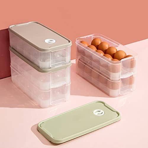 Pdgjg Кутија За Јајца За Домаќинство Фрижидер Свежо Чување Кутија За Складирање Кујна Храна Решетка За Јајца Складирање Може Да