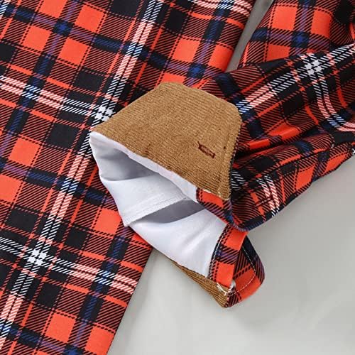 Xxbr карирани кошули за мажи, пролетно проверено копче надолу со долги ракави надворешни облеки лабава лежерна јакни кошула