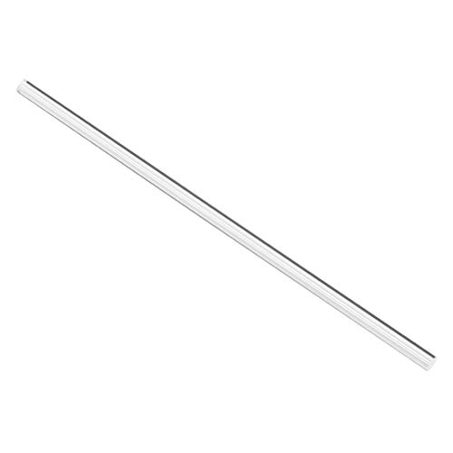 Акрилна тркалезна шипка UXCELL, должина од 5/1 16 со дијаметар од 10 инчи, права бела линија, цврста акрилна тркалезна шипка, PMMA Bar