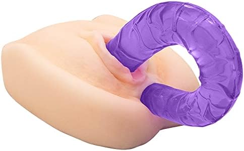 Двоен дилдо водоотпорен желе двојно Донгс реалистички дилдо пенис петел анален задникот Масажарот за стимулација G-SPOT Оргазмички сексуални