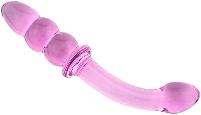 CCCH розово стакло дилдо задоволство стапче за стапче-кристално анален монистра, приклучок за задникот Личен масажер G-SPOT
