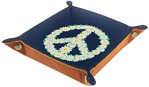 Прекрасен Цветен Симбол За Мир Кутија За Складирање Коцка Корпа Корпи Контејнери За Канцеларија Дома