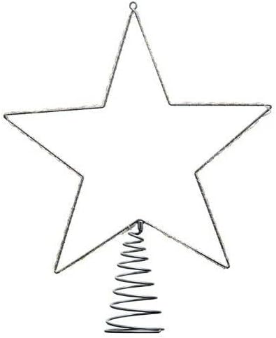 Божиќни И Новогодишни Украси Метална Жица Осветлена ПРЕДВОДЕНА Ѕвезда, 17,5 v1bn-g-387