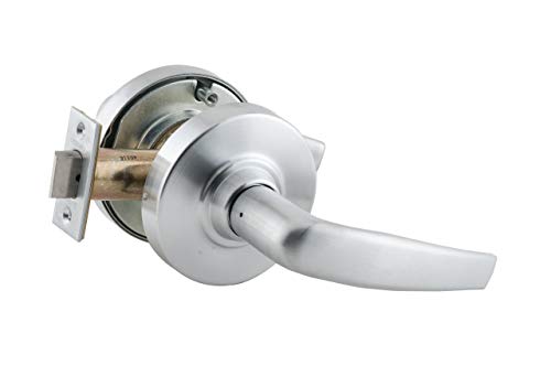 Schlage Commercial AL25NEP612 AL Series Secare 2 Cylindrical Lock, Function за заклучување на излез, дизајн на Neptune Lever,
