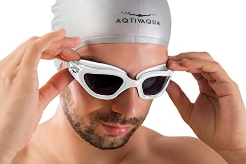 Aqtivaqua широк поглед на очила за пливање // тренинзи за пливање - отворена вода // затворен - линија на отворено