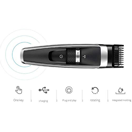 Професионална Електрична машинка за коса, УСБ-електрична машинка за коса на полнење за мажи, водоотпорни ножици за бричење, мажи и домашна