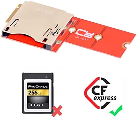 cablecc M. 2 NVMe 2230 M-Клуч SSD НА CF-Експрес Тип-Б Адаптер За Xbox Серија X & засилувач; S CH SN530 SSD PCIe4. 0 Проширување Мемориска