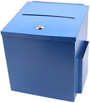 Кутија за предлози за донации со сина метал 10918-сино
