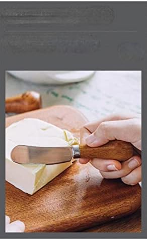 Заббус застане нож од путер нож од не'рѓосувачки челик нож од дрво рачка за печење путер нож подигнат нож за путер без лого сребрена