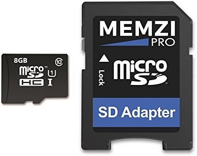 MEMZI PRO 8GB 90MB / S Класа 10 Микро SDHC Мемориска Картичка СО SD Адаптер За Blu X8 HD, Напредно A6/A4/5.2, R1 HD, Чист Поглед, R2 Плус,