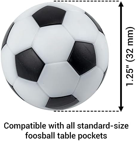 Ифамио сет од 12 топки со фосболски топки Фудбалски топки мини фудбалски топка мини црно -бели фудбалски топки мини табели фудбалски топки