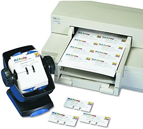 Печатење ротирачки картички со сигурна технологија за добиточна храна, 2-1/6 x 4, бели, 400 празни карти за ласер или инк-џет печатачи