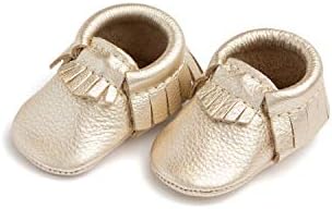 Свежо одбрано - мека единствена кожа мокасини - чевли за момчиња за новороденчиња
