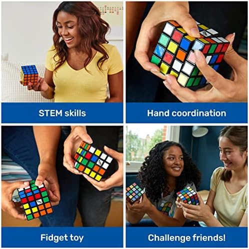 Рубиковиот Мајстор, Официјалниот 4х4 Коцка Класичен Боја-Појавување На Проблемот Решавање На Мозокот Закачка Загатка 1 - Играч Игра Играчка,