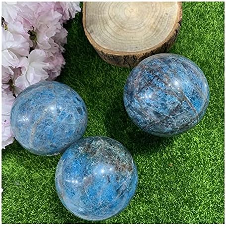 ККСИ РАБОТНИ МЕДИЦИИТУРАЦИЈА Природна сина апатитска камена топка заздравување кристално камена сфера Реики енергија за домашно