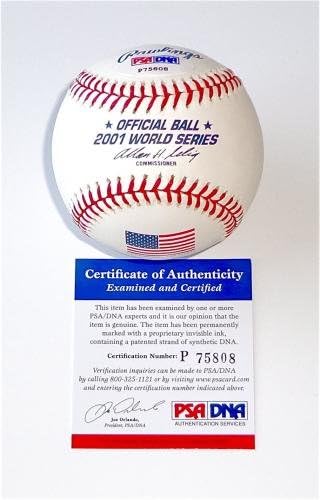 Frank Abagnale Catch Me ако можете да потпишете бејзбол во 2001 година Бејзбол PSA P75808 - автограмирани бејзбол