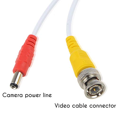 J-Zmqer White 65ft BNC продолжен кабел кабел компатибилен со LBV4711B 2K систем на камера