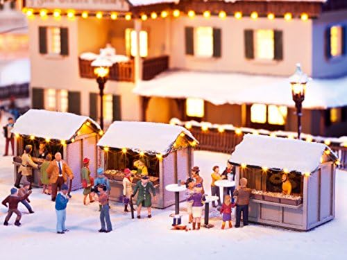 Ноч 65610 Комбиниран Сет На Божиќниот Пазар Пејзаж Моделирање