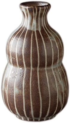 光陽 陶器 Ginshino Gourd Tokuri, 7,8 × 13,2 см, чај