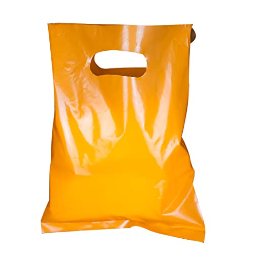 ysmile мала чиста пластична торба за купување со рачка пластична торба за стока за мал бизнис поли умирачки торба за малопродажба на мало 5,9x7,8